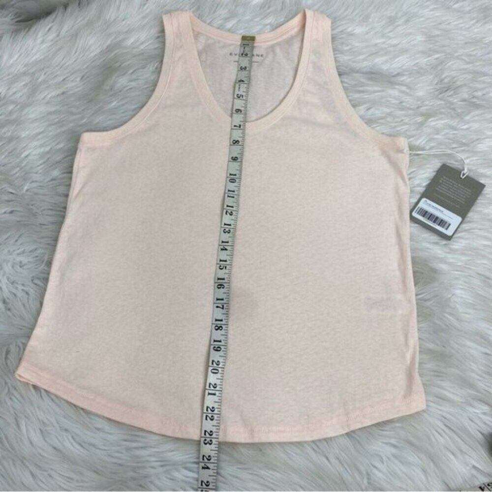 Everlane Womens Cotton Racerback Scoop Neck Tank Top‎ Pink Size M NWT - Picture 10 of 10